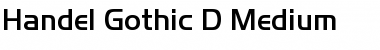 Handel Gothic D Font
