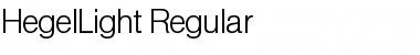 Download HegelLight Font