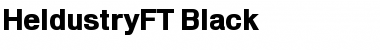 Download HeldustryFT Black Font