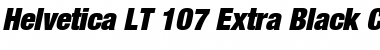 HelveticaNeue LT 107 XBlkCn Oblique