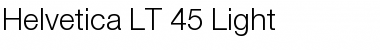 Download HelveticaNeue LT 45 Light Font