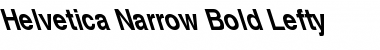 Download Helvetica-Narrow-Bold Lefty Font