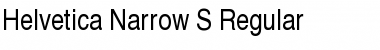 Helvetica Narrow S Regular