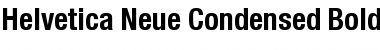 Helvetica Neue Condensed Bold