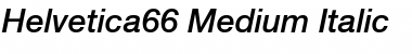 Download Helvetica66-Medium Font