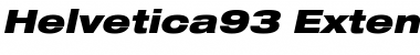 Download Helvetica93-ExtendedBlack Font