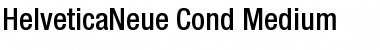 HelveticaNeue Cond Medium Font