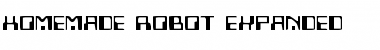 Download Homemade Robot Expanded Font