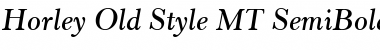 Download Horley Old Style MT SemiBold Font