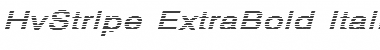HvStripe-ExtraBold Italic Font