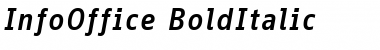 InfoOffice Bold Italic