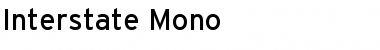 Download Interstate Mono Font