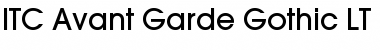 AvantGarde LT Medium Font