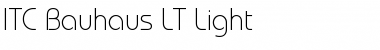 Bauhaus LT Light Font