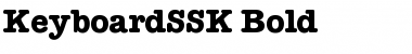 Download KeyboardSSK Font