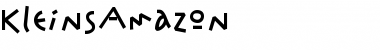 KleinsAmazon Regular Font