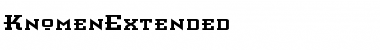 Download KnomenExtended Font
