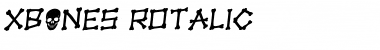 xBONES Rotalic Font