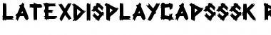 LatexDisplayCapsSSK Regular Font