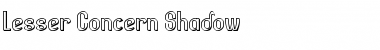 Download Lesser Concern Shadow Font