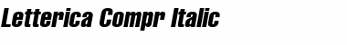 Download Letterica Compressed Font