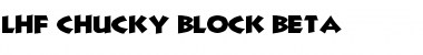 Download LHF Chucky Block BETA Font