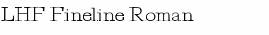 Download LHF Fineline Roman Font