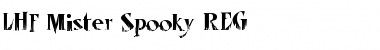 Download LHF Mister Spooky REG Font