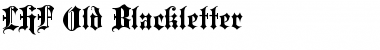 LHF Old Blackletter Regular Font