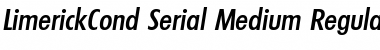 LimerickCond-Serial-Medium RegularItalic