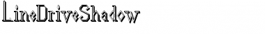 LineDriveShadow Regular Font