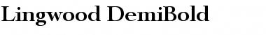 Download Lingwood-DemiBold Font