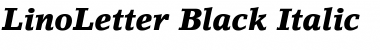 Download LinoLetter-Black Font