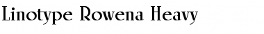 LTRowena Regular Bold Font