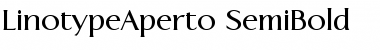 Download LTAperto SemiBold Font