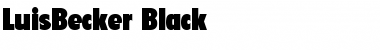 Download LuisBecker-Black Font