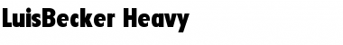 Download LuisBecker-Heavy Font