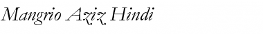 Download Mangrio-Aziz_Hindi Font