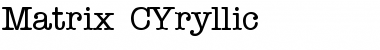 Download Matrix_ CYryllic Font