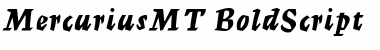 Download MercuriusMT Font