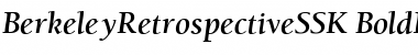 BerkeleyRetrospectiveSSK BoldItalic Font