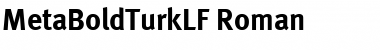 Download MetaBoldTurkLF Font