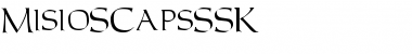 Download MisioSCapsSSK Font