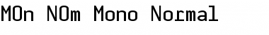 MOn NOm Mono Font