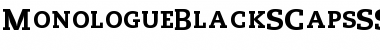 MonologueBlackSCapsSSK Regular Font