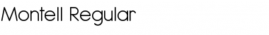 Montell Regular Font
