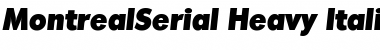 MontrealSerial-Heavy Italic