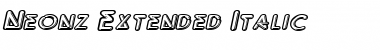 Neonz-Extended Font