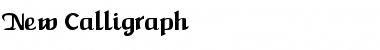 New Calligraph Regular Font
