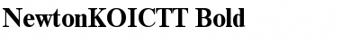 NewtonKOICTT Font
